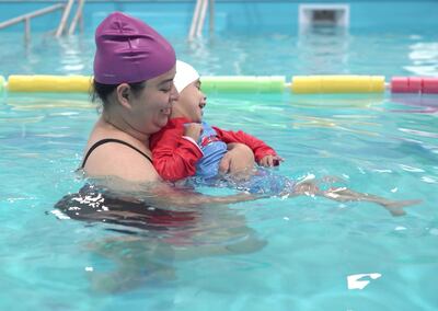 Teletón inauguró el nuevo espacio de hidroterapia.