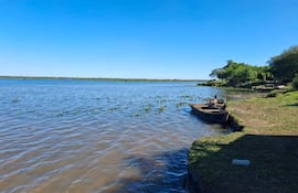 Río Paraná afectados por algas en zona de Ayolas.