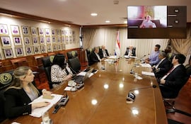 Sesión ordinaria del pleno de la Corte Suprema de Justicia, realizada la semana pasada.