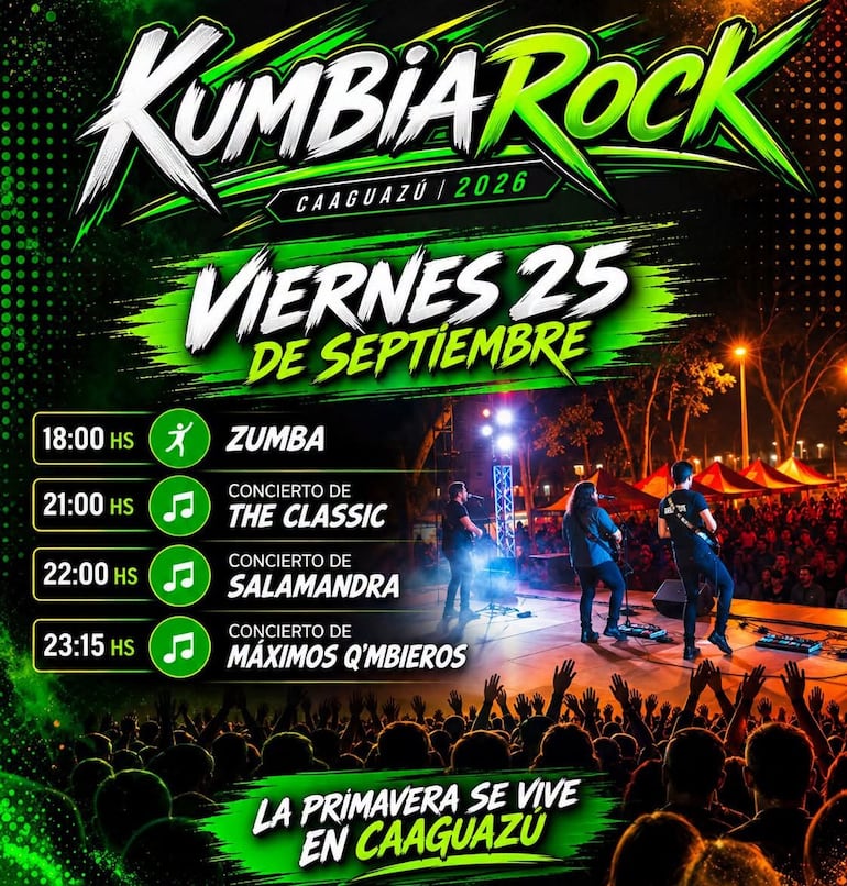 La primera se vive en Caaguazú con varias presentaciones artísticas Plaza Bartolomé Aquino de esta ciudad.