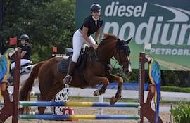 Rihana Báez fue la campeona en la categoría 0,80 Menores.