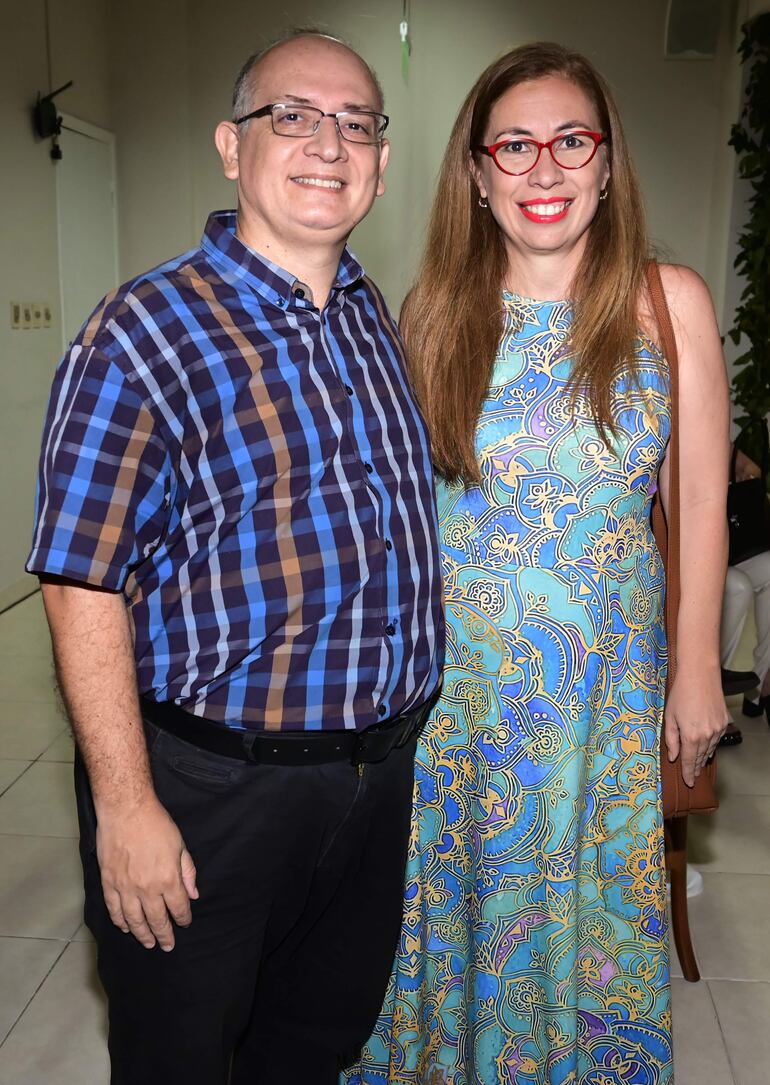 Jorge Galeano y Desirée Díaz.