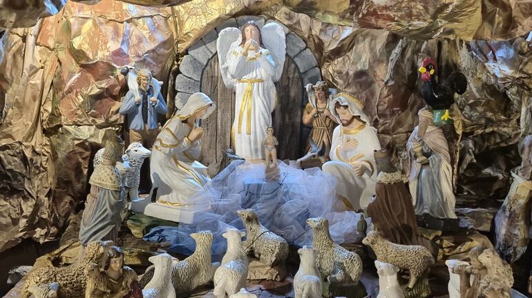 La imagen del Niño Jesús es una reliquia familiar.