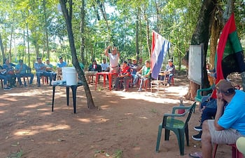 Campesinos de San Pedro anuncian que seguiran con la ocupacion de Lucipar.