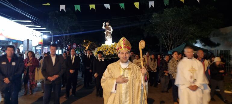 Prosecion de la imagen de San Juan Bautista