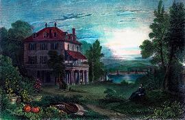 William Purser: Villa Diodati, circa 1830.
