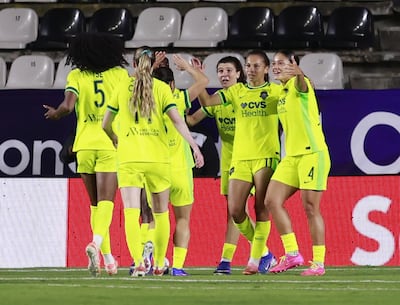 La delantera paraguaya, Claudia Martínez (18 años), ingresó a los 76' en el triunfo de su equipo. Foto archivo.