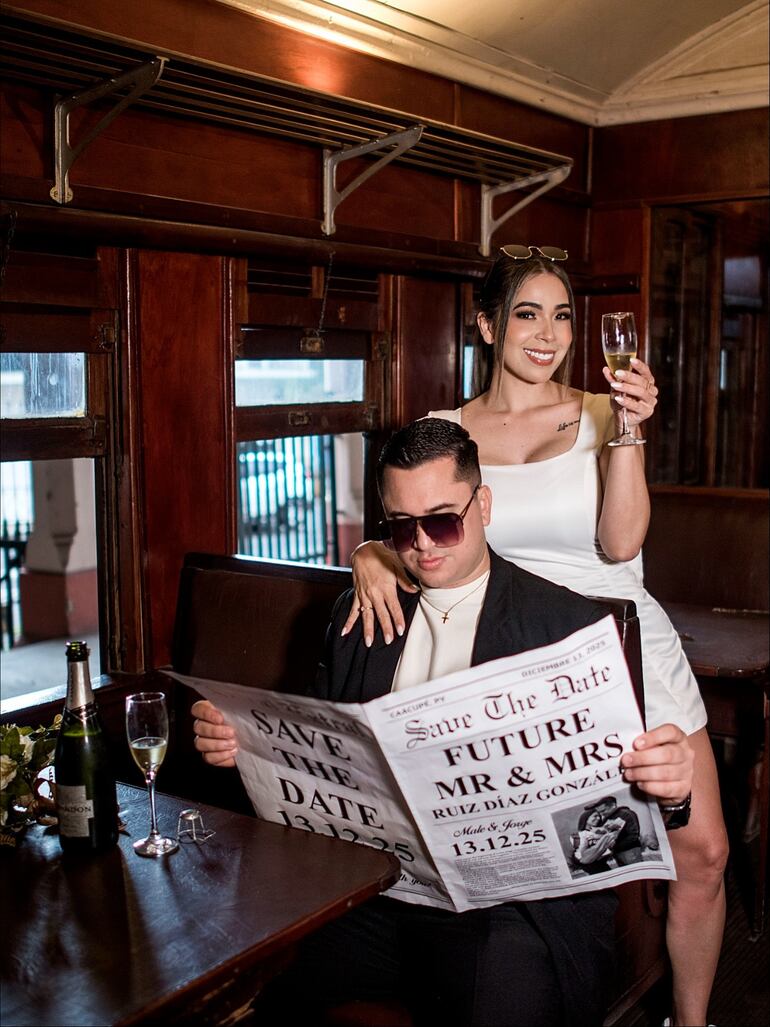 Male González y Jorge Ruiz Díaz unirán sus vidas en matrimonio el 13 de diciembre próximo. (Instagram/Male González)