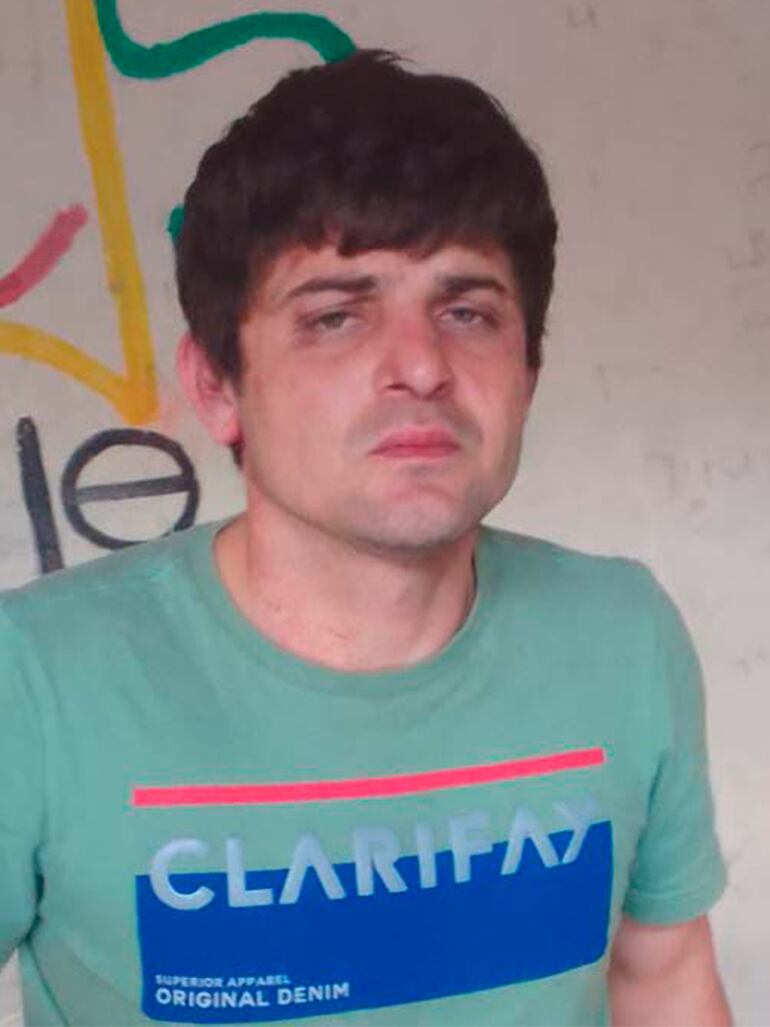 Julio César Díaz Casco, capturado por asalto en Capiatá.