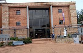 Fachada del Palacio de Justicia de Villarrica.