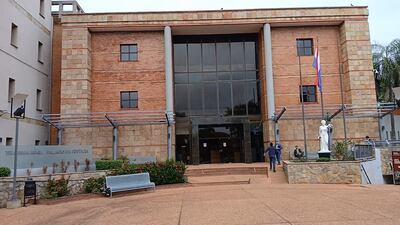 Fachada del Palacio de Justicia de Villarrica.
