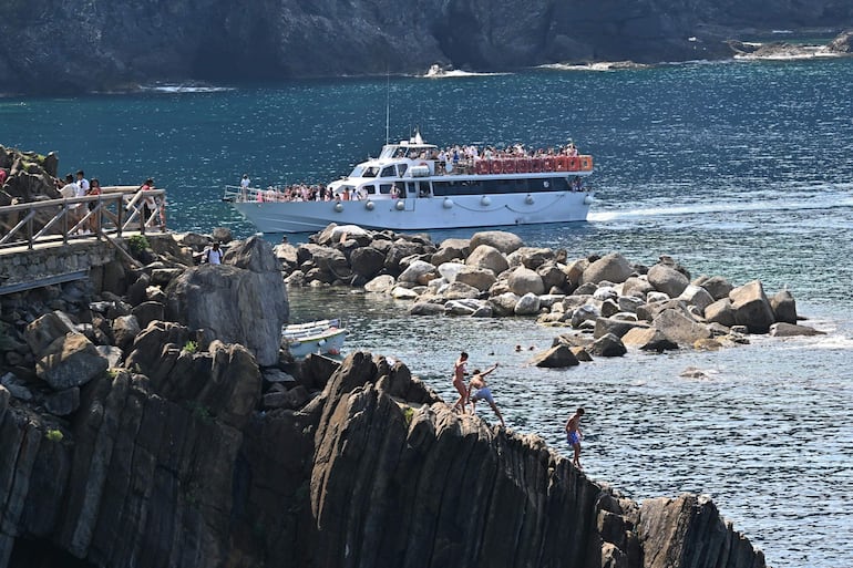 'Via dell'amore' en Cinque Terre, Liguria (Italia).