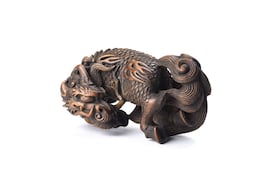 Imágenes para ilustrar la muestra japonesa Netsuke
