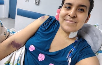 Katherine Morinigo apela a la solidaridad para juntar US$ 20 mil. Los urge para adquirir un medicamento contra la Leucemia.