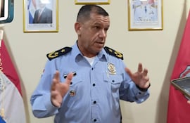 El director de la Policía Departamental de Paraguarí, comisario principal inspector Ricardo Orué Salinas.