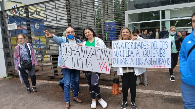 Numerosas manifestaciones contra el IPS se realizaron en las últimas semanas.