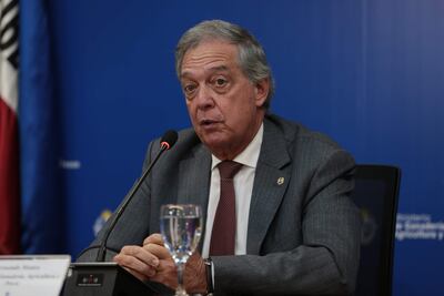 El ministro de Ganadería, Agricultura y Pesca de Uruguay, Fernando Mattos, en Montevideo (Uruguay).