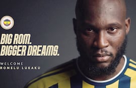 Romelu Menama Lukaku Bolingoli (33 años), nuevo futbolista del Fenerbahçe.
