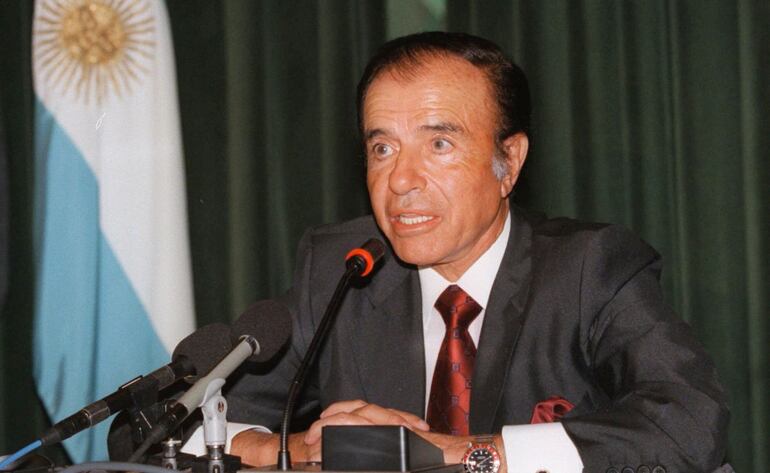 Carlos Menem. 
