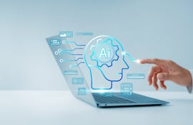 Concepto de inteligencia artificial.