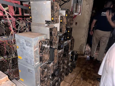 Equipos incautados en Amambay.