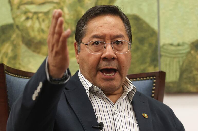 El presidente saliente de Bolivia, Luis Arce.