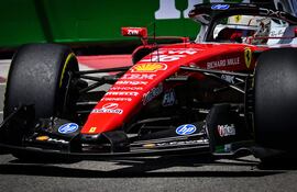 Charles Leclerc (Ferrari) durante la FP1 del GP de Mónaco.