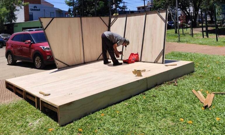 Las decoraciones estarán ubicados en distintos puntos estratégicos. 