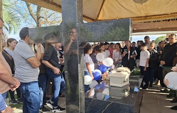 Despidieron a Bianca Sofía en Ayolas.
