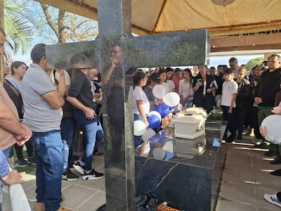 Despidieron a Bianca Sofía en Ayolas.