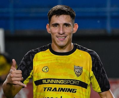 Brahian Vidal Ferreira, futbolista de Recoleta.