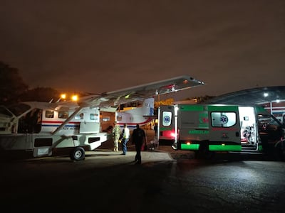 Fuerza Aérea y SEME realizaron compleja evacuación de una bebé prematura intubada