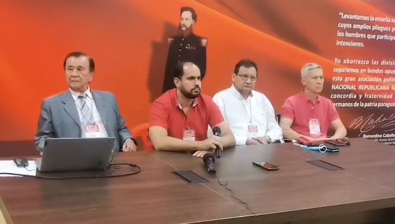 Conferencia de prensa del Tribunal Electoral Partidario de la Asociación Nacional Republicana internas simultáneas para las elecciones 2023