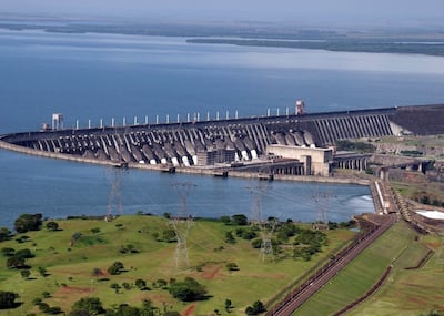 Complejo hidroeléctrico paraguayo/brasilño Itaipú. (foto del archivo)