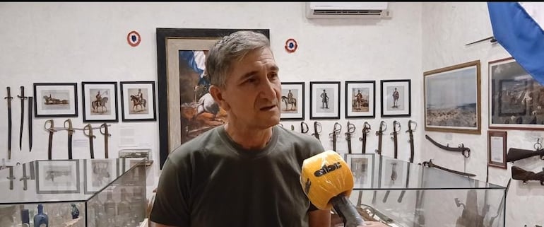 Vicente García, gestor cultural de Paso de Patria.