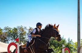 Ana Paula Bezerra, vicecampeona de la categoría 1,10 mts.