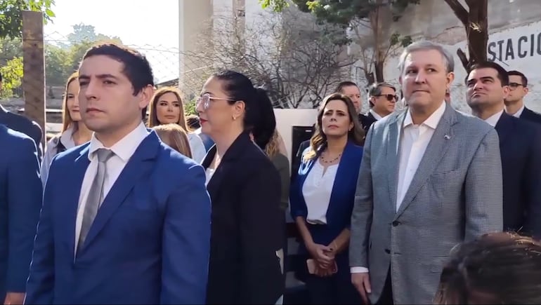 Dirigentes del PLRA y de la oposición.
