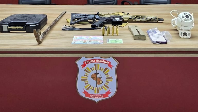 Las evidencias incautadas durante los allanamientos.