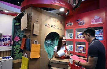 Yaguarete Tissue presentó sus productos de uso sanitario.