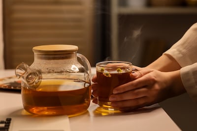 Té de manzanilla.