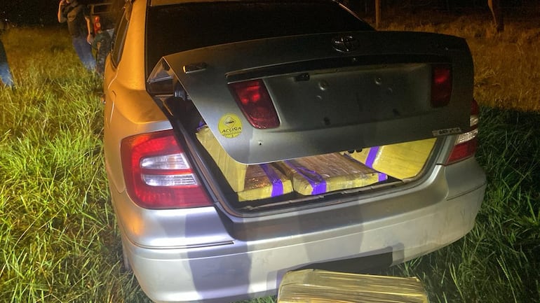 Saltos del Guairá marihuana narcotráfico Senad