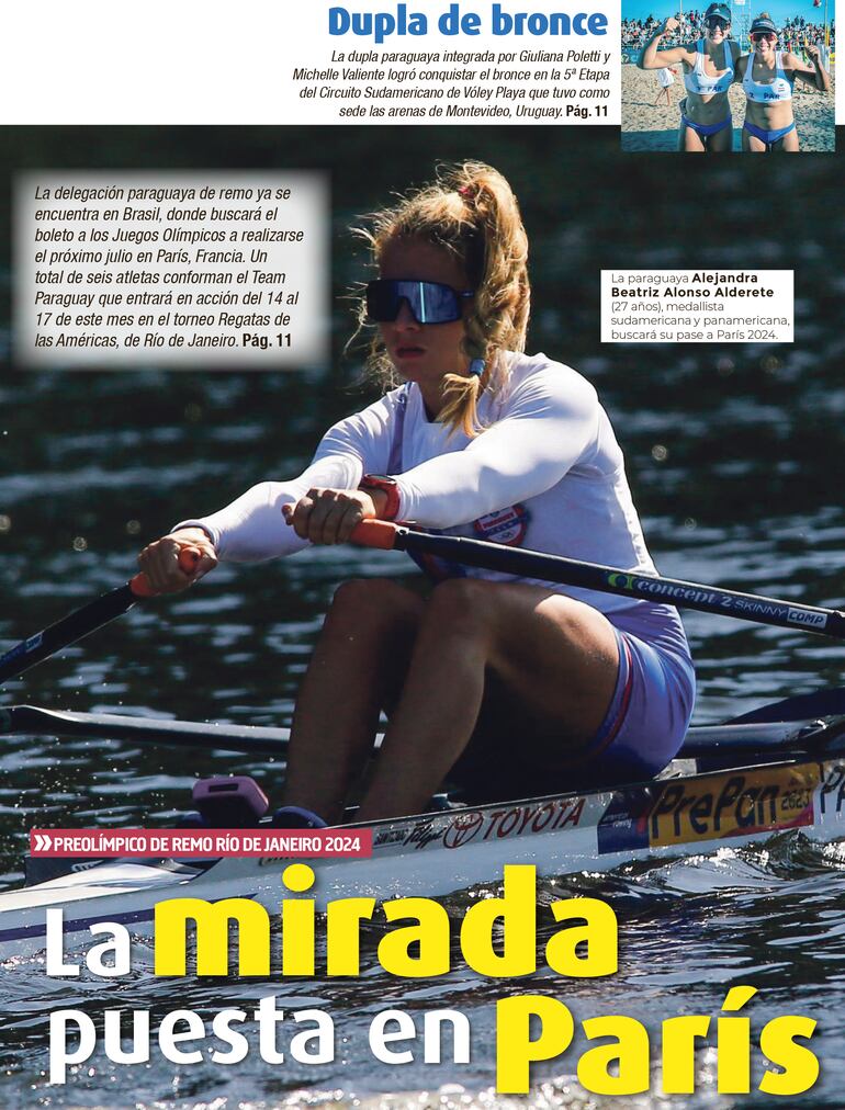 Contratapa del Deportivo edición impresa 4/3/2024.