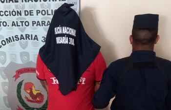 Milciades Gauto Ovelar, detenido.