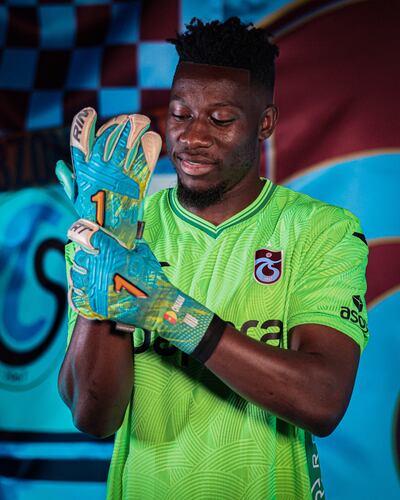 André Onana, portero camerunés cedido por el Manchester United al Trabzonspor de Turquía.