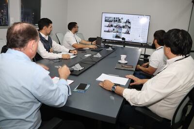 Reunión sobre energías renovables de Itaipú.