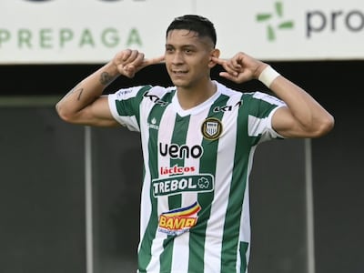 Estiven Osmar Pérez Yegros (26 años) registró dos goles en el triunfo de su equipo Rubio Ñu sobre San Lorenzo.