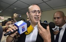 Senador Erico Galeano (ANR - cartista), acusado por supuestos vínculos con el esquema A Ultranza Py.