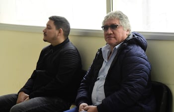 Roberto Garcete Rodríguez y su hijo Roberto Garcete Cano, acusado por el presunto esquema de usura vinculado a Ramón González Daher.