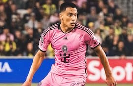 Diego Gómez, futbolista paraguayo del Inter Miami.