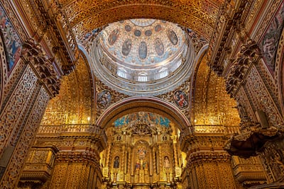 Iglesia de la Compañía de Jesús, Quito, Ecuador.